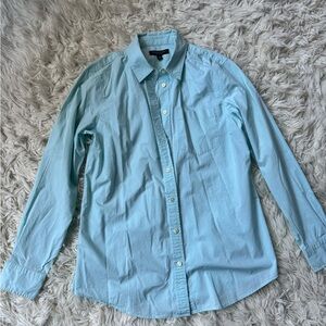 Banana Republic Light Blue Women's Button-Down Shirt